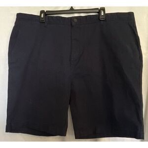 New Rainforest‎ Men's NAVY BLUE Comfort Stretch FF Shorts, 9" Size 42
